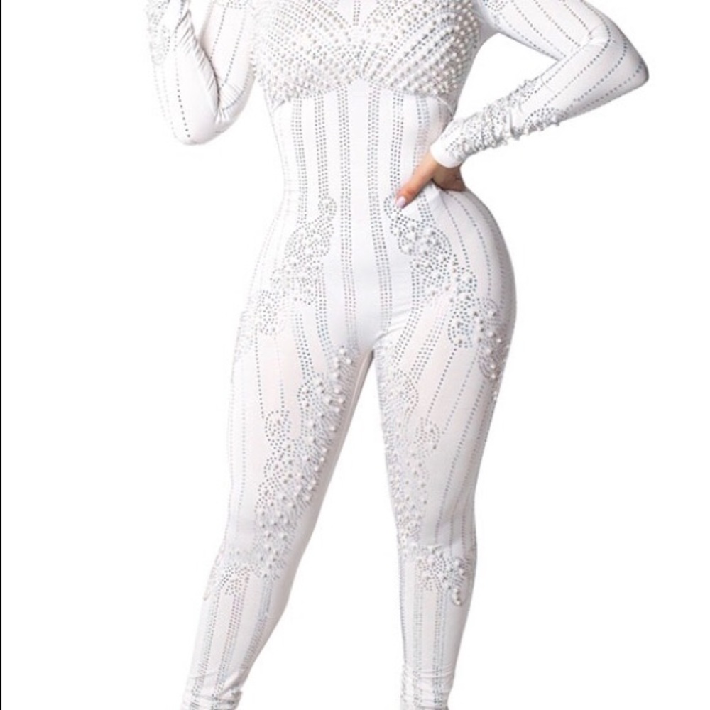 Diamonds and Pearls jumpsuit